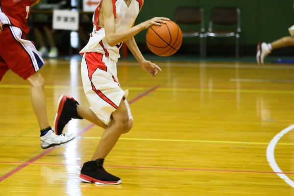 在日本的篮球比赛 — 图库照片