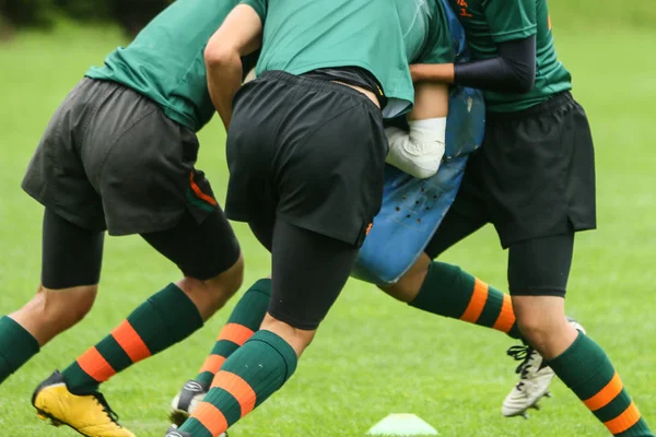 Jogo de rugby no japão — Fotografia de Stock