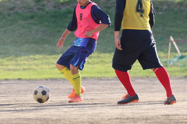 Fotboll praxis i japan — Stockfoto