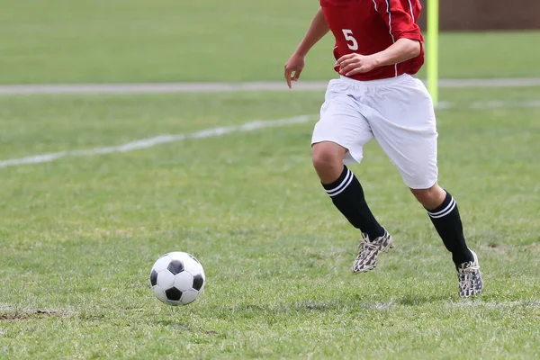 Partido de fútbol en Japón — Foto de Stock