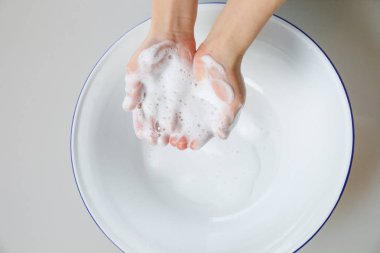 çorba ile el yıkama