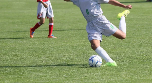 Jogo de futebol no japão — Fotografia de Stock