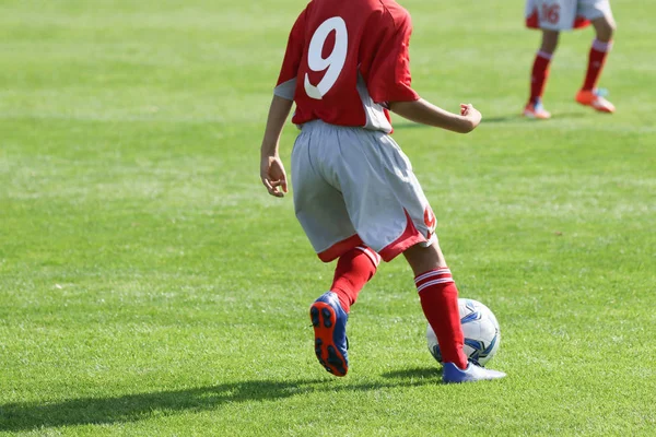 Partido de fútbol en Japón — Foto de Stock