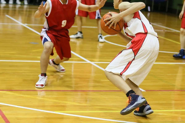 Juego de baloncesto en Japón — Foto de Stock