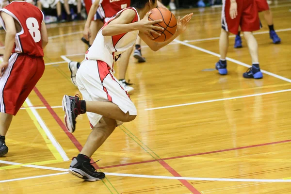 Basketball game in japan — Stock Photo, Image