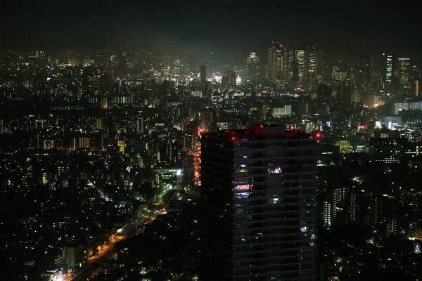 Nattlandskap i tokyo — Stockfoto