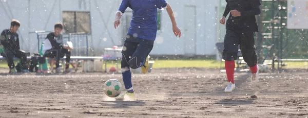 Voetbal praktijk in japan — Stockfoto