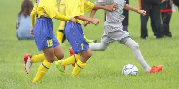 일본에서의 축구 경기 — 스톡 사진