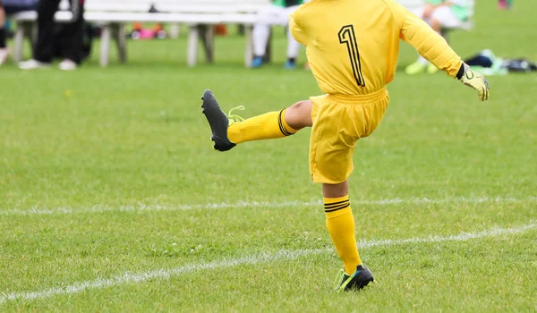 Partido de fútbol en Japón — Foto de Stock