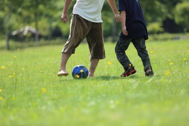 Japonya Futbol oynamak anne