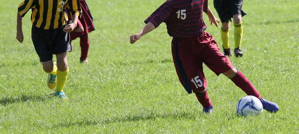 Partita di calcio in Giappone — Foto Stock