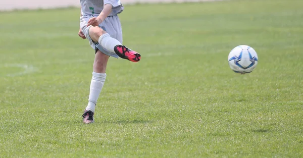 Jogo de futebol no japão — Fotografia de Stock