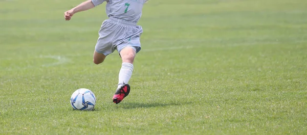 Fotbalový zápas v Japonsku — Stock fotografie