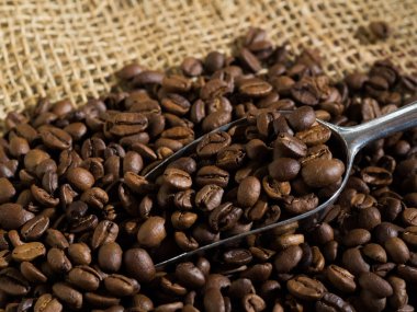 kavrulmuş kahve çekirdekleri Cafe