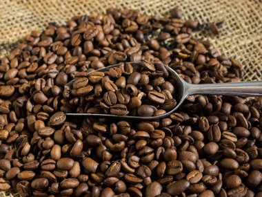 kavrulmuş kahve çekirdekleri Cafe