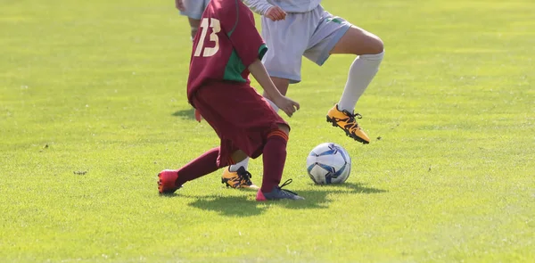 Jogo de futebol no japão — Fotografia de Stock