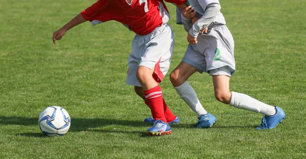 Partido de fútbol en Japón — Foto de Stock