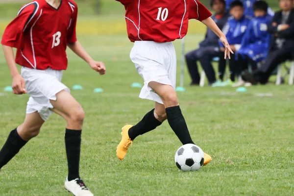 일본에서의 축구 경기 — 스톡 사진