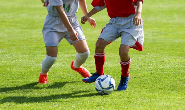 Partido de fútbol en Japón — Foto de Stock