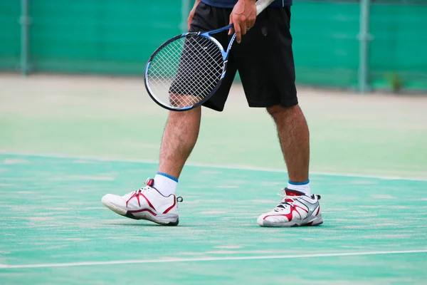 Tennis player in japan — Stock Photo, Image