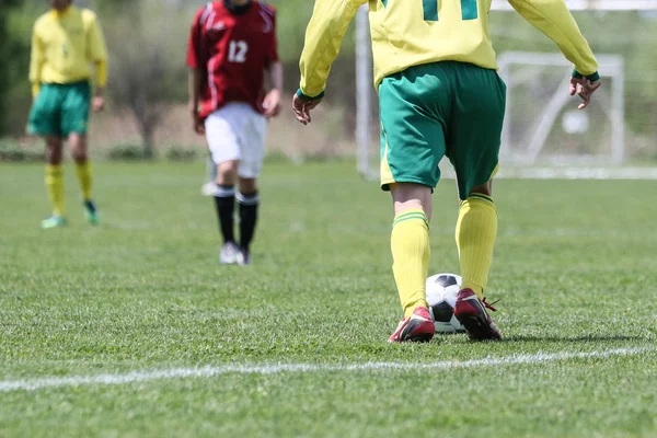 Partido de fútbol en Japón — Foto de Stock