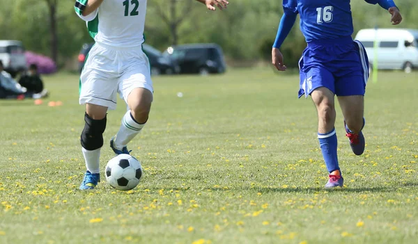 Jogo de futebol no japão — Fotografia de Stock