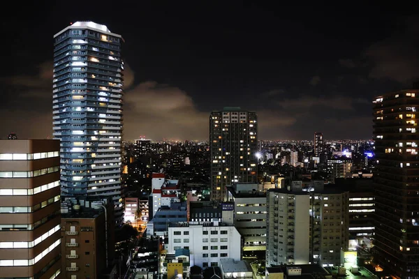 Nacht uitzicht in Tokio — Stockfoto