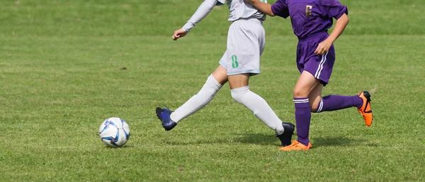 Fotbalový zápas v Japonsku — Stock fotografie