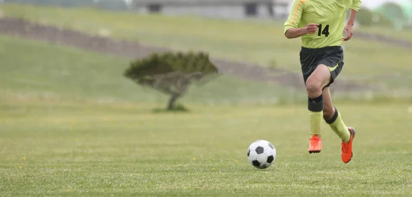 日本のサッカーゲーム — ストック写真