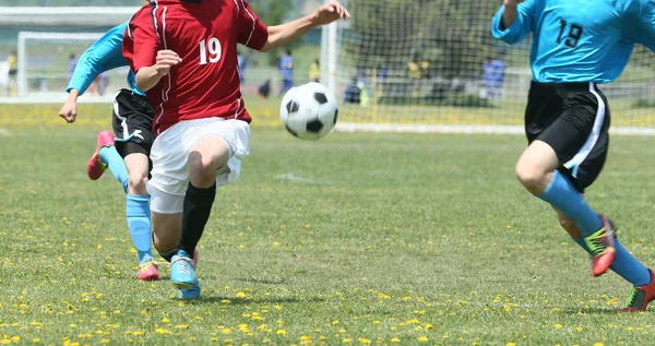 Jogo de futebol no japão — Fotografia de Stock