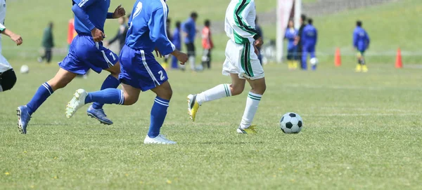 Jogo de futebol no japão — Fotografia de Stock