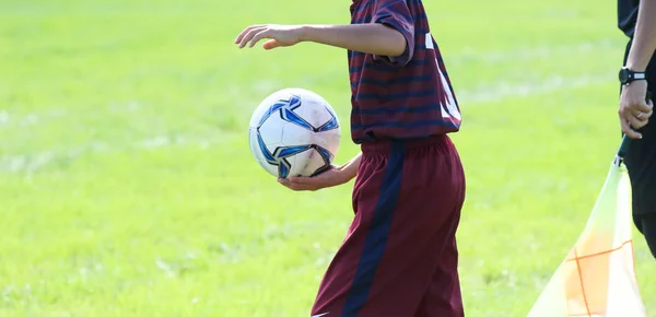 Jogo de futebol no japão — Fotografia de Stock