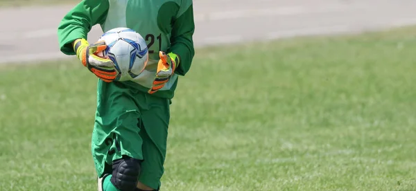 Partido de fútbol en Japón — Foto de Stock