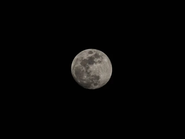 Siyah arka planda moon — Stok fotoğraf