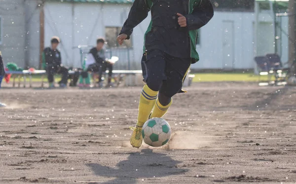 在日本足球练习 — 图库照片
