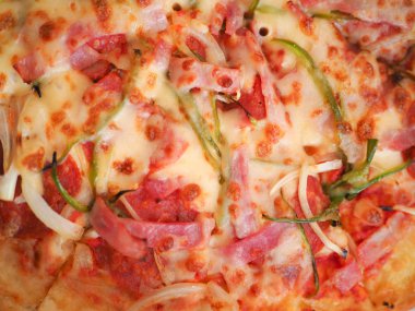 pizza kafede kapatın