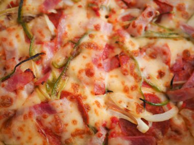 pizza kafede kapatın