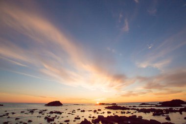 Yaz Okyanusu günbatımı