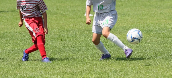 Partido de fútbol en Japón — Foto de Stock