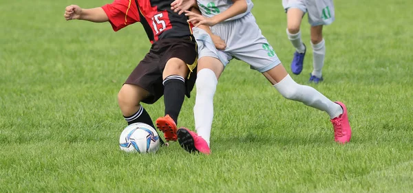 Partido de fútbol en Japón — Foto de Stock