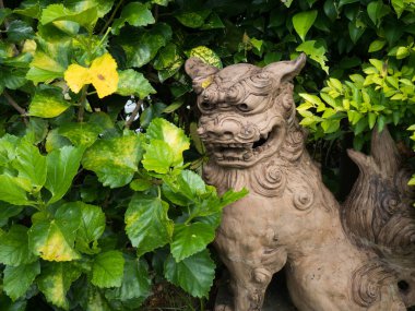 doğada okinawa heykeli