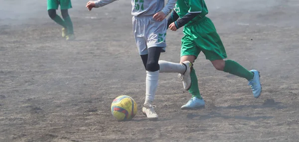 Jogo de futebol no japão — Fotografia de Stock