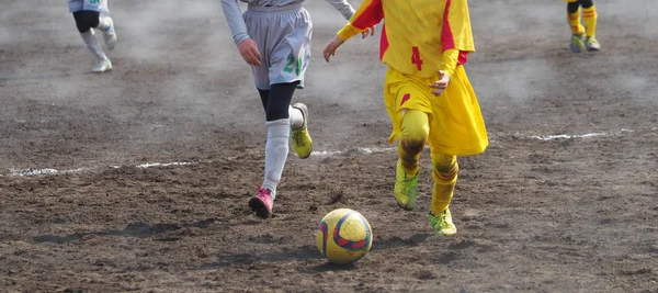 Jogo de futebol no japão — Fotografia de Stock