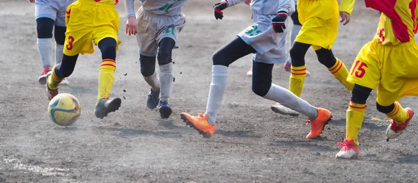 Partido de fútbol en Japón — Foto de Stock