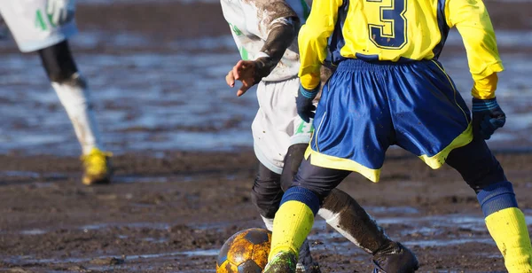 日本のサッカーゲーム — ストック写真