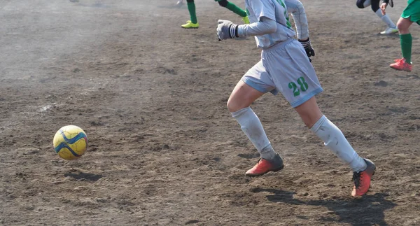 日本のサッカーゲーム — ストック写真