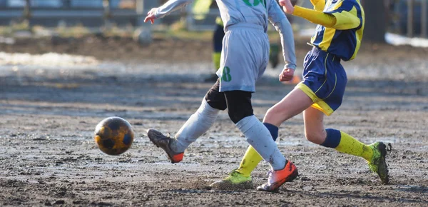 Jogo de futebol no japão — Fotografia de Stock