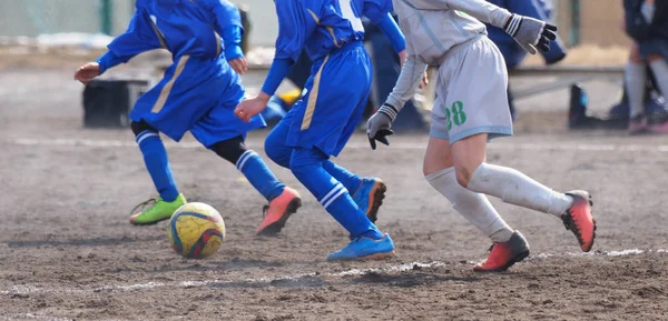 Partido de fútbol en Japón —  Fotos de Stock