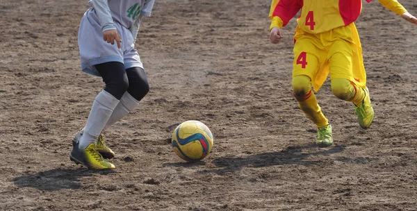 Partido de fútbol en Japón — Foto de Stock