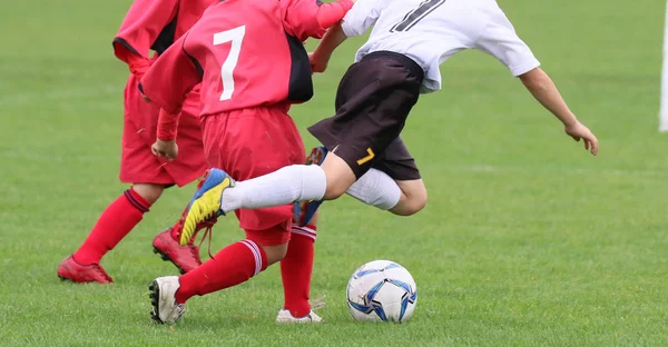 Partita di calcio in Giappone — Foto Stock